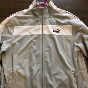 Used, great condition puma sweat suit jacket
